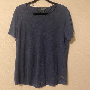 Roots Blue Relaxed Casual Short Sleeve Tee - Large